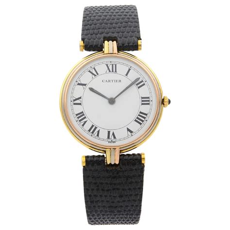 montre vendome cartier|cartier vendome 8100 watch.